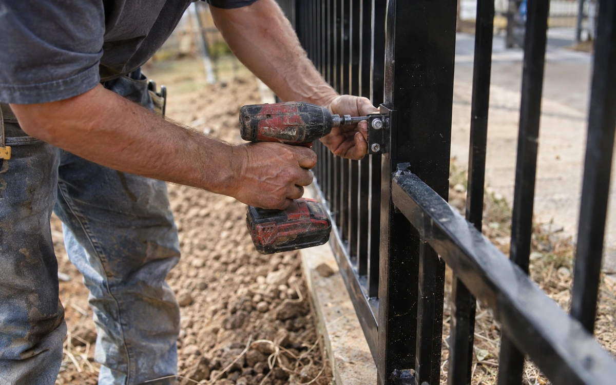 Commercial fence installation contractor